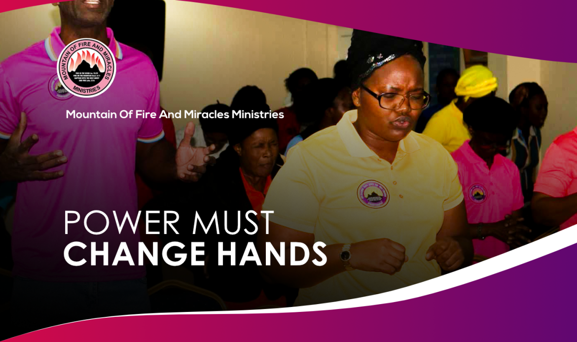 Power Must Change Hands